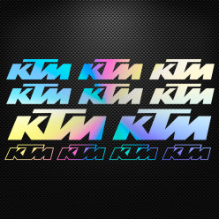 Stickers moto holographique - KTM