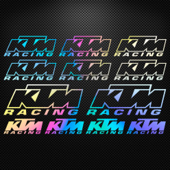 Stickers moto holographique - KTM RACING