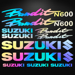 Stickers moto holographique - SUZUKI Bandit N600