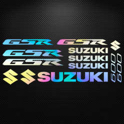 Stickers moto holographique - SUZUKI GSR 600