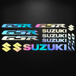 Stickers moto holographique - SUZUKI GSR 750