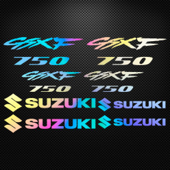 Stickers moto holographique - SUZUKI GSX F 750