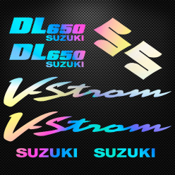 Stickers moto holographique - SUZUKI V STROM DL 650