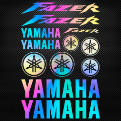 Stickers moto holographique - YAMAHA Fazer