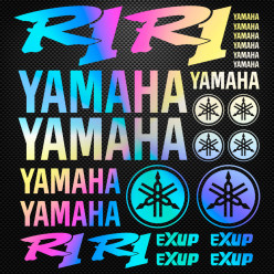 Stickers moto holographique - YAMAHA R1