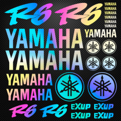 Stickers moto holographique - YAMAHA R6