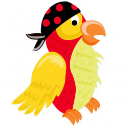 Stickers Oiseau pirate