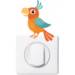 Stickers oiseau pour prise et interrupteur