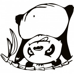 Stickers panda