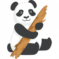 Stickers panda