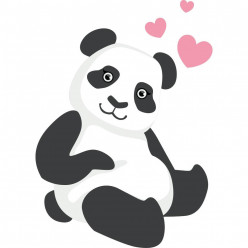 Stickers panda