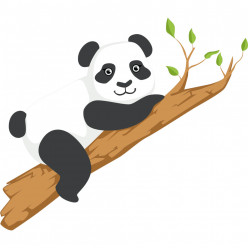 Stickers panda