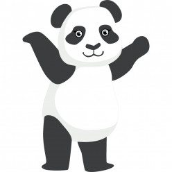 Stickers panda