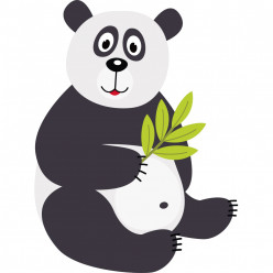 Stickers panda