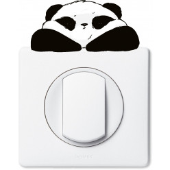 Stickers panda pour prise et interrupteur