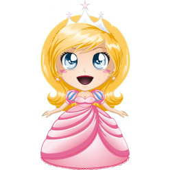 Stickers petite princesse