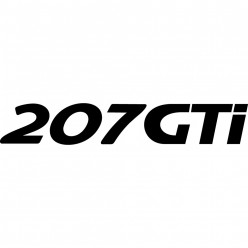 Stickers peugeot 207 gti