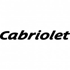 Stickers peugeot cabriolet