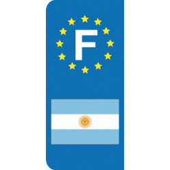 Stickers Plaque Argentine