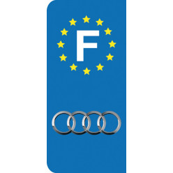 Stickers Plaque Audi