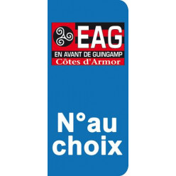 Stickers Plaque Guingamp