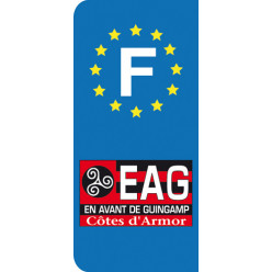 Stickers Plaque Guingamp