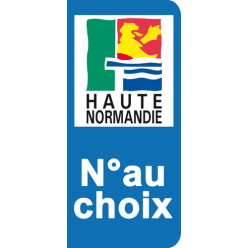 Stickers Plaque Haute Normandie