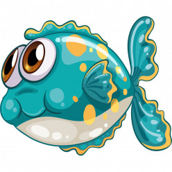 Stickers poisson