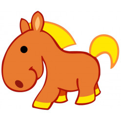 Stickers Poney