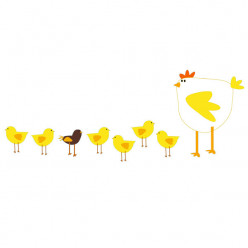 Stickers Poule