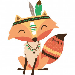 Stickers renard indien