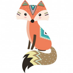 Stickers renard indien