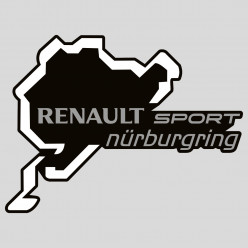 Stickers renault sport nurburgring