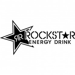 Stickers rockstar energy drink