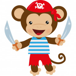 Stickers singe pirate