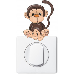 Stickers singe pour prise et interrupteur