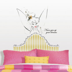 Stickers Tête de Lit Fée Clochette Disney Fairies