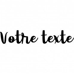 Stickers texte personnalisé