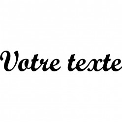 Stickers texte personnalisé