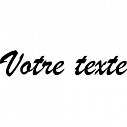 Stickers texte personnalisé