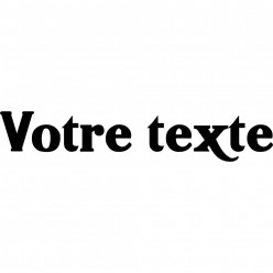 Stickers texte personnalisé