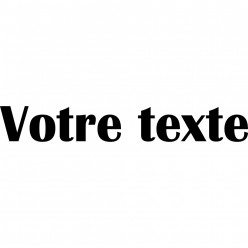 Stickers texte personnalisé