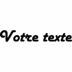 Stickers texte personnalisé