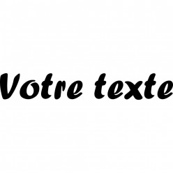 Stickers texte personnalisé