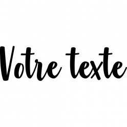 Stickers texte personnalisé