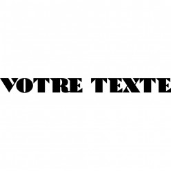 Stickers texte personnalisé