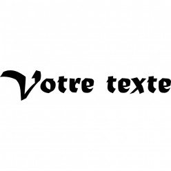 Stickers texte personnalisé