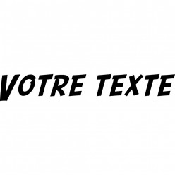 Stickers texte personnalisé