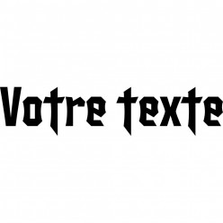 Stickers texte personnalisé