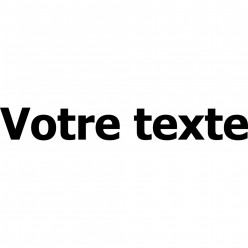 Stickers texte personnalisé